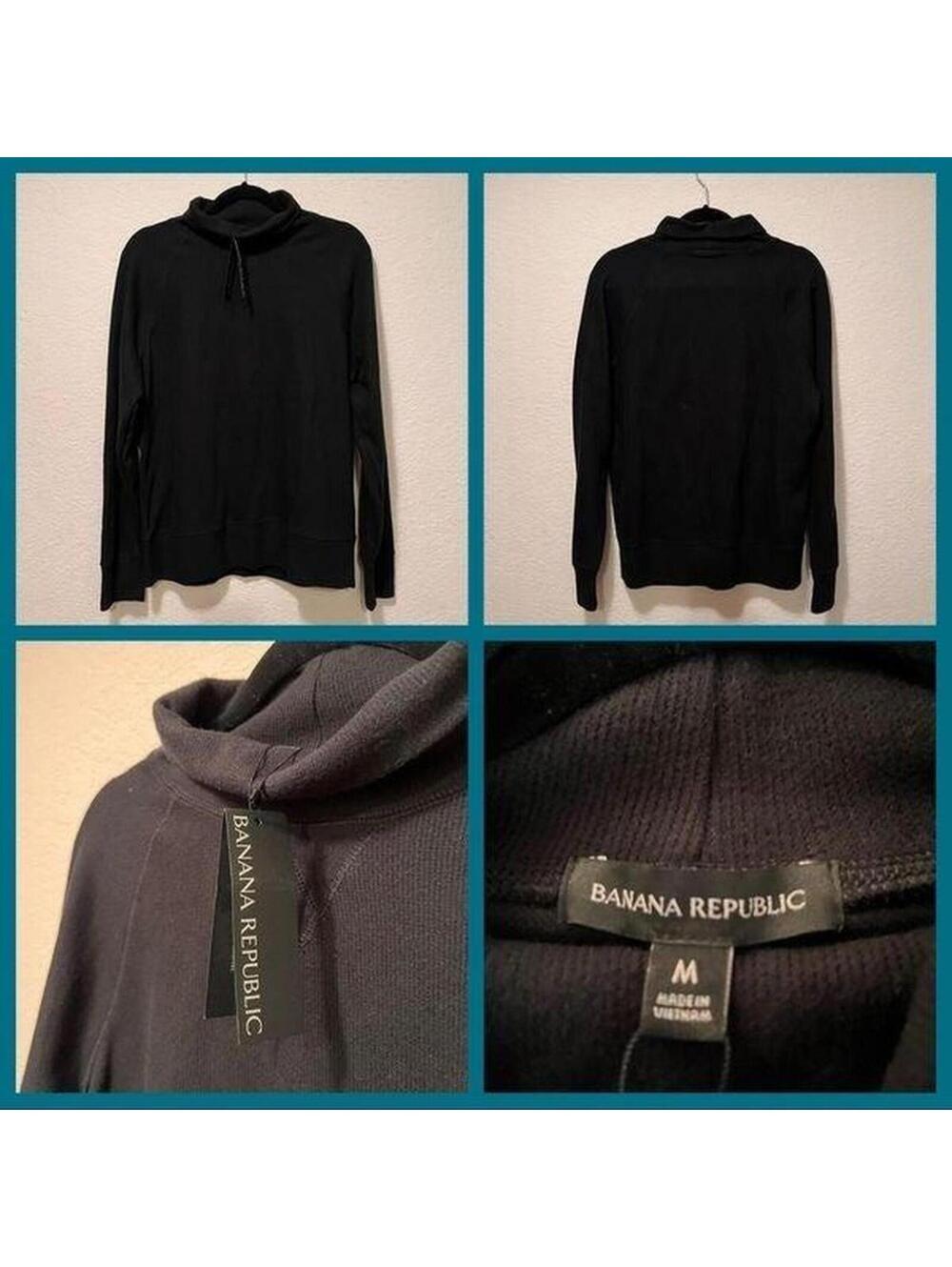 NWT. Banana Republic‎ black sweater.